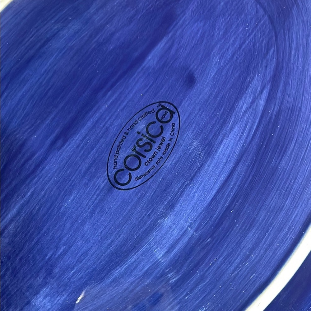 Decorative Floral Oval Platter - Picture 2 of 11